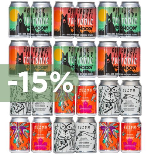 ZUZMO + MOODY kóstoló duplacsomag 24 db. - 15%